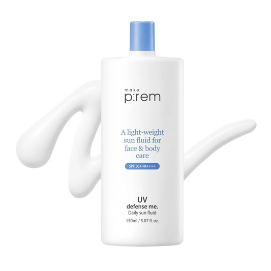 make p:rem UV Defense Me. Daily Sun Fluid sun cream SPF50+PA++++ 150ml