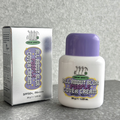 Chasin Rabbits All About Blur Purple Cover Cream SFP50+PA++++ 35g