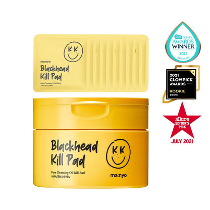 ma:nyo Blackhead Pure Cleansing Oil Kill Pad 50 Sheets Special Set (+10 Sheets)