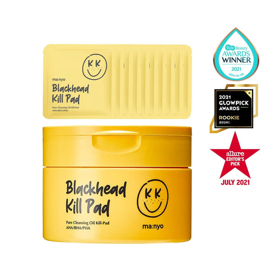 ma:nyo Blackhead Pure Cleansing Oil Kill Pad 50 Sheets Special Set (+10 Sheets)