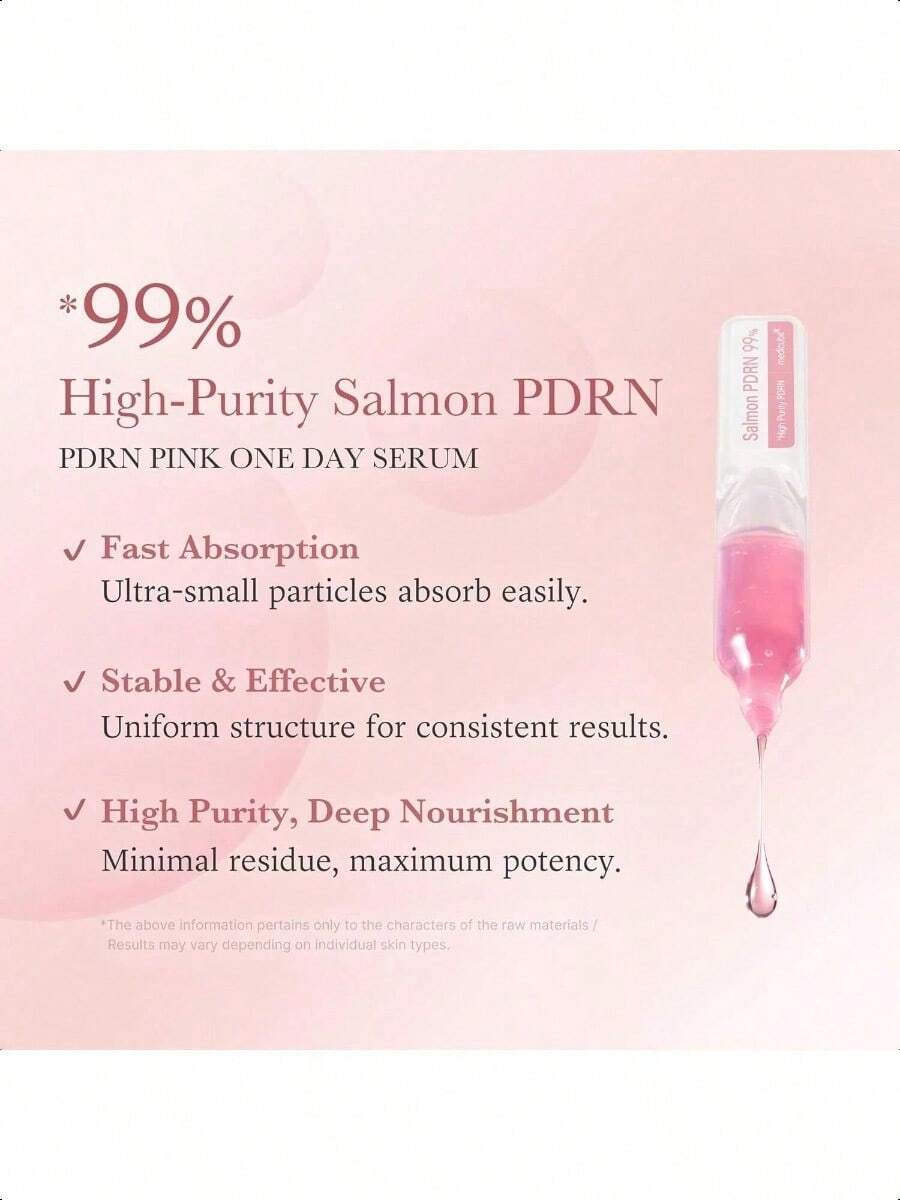 Medicube Salmon DNA PDRN Pink One Day Serum 15ml*10ea