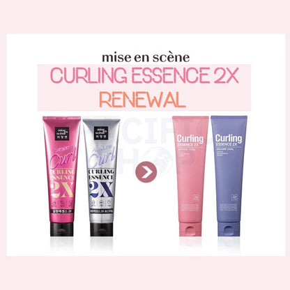 [Mise en scene] RENEWAL Curling Hair Essence 2X 150ml 1ea (Natural Curl, Volume Curl)