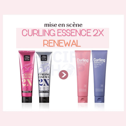 [Mise en scene] RENEWAL Curling Hair Essence 2X 150ml 1ea (Natural Curl, Volume Curl)