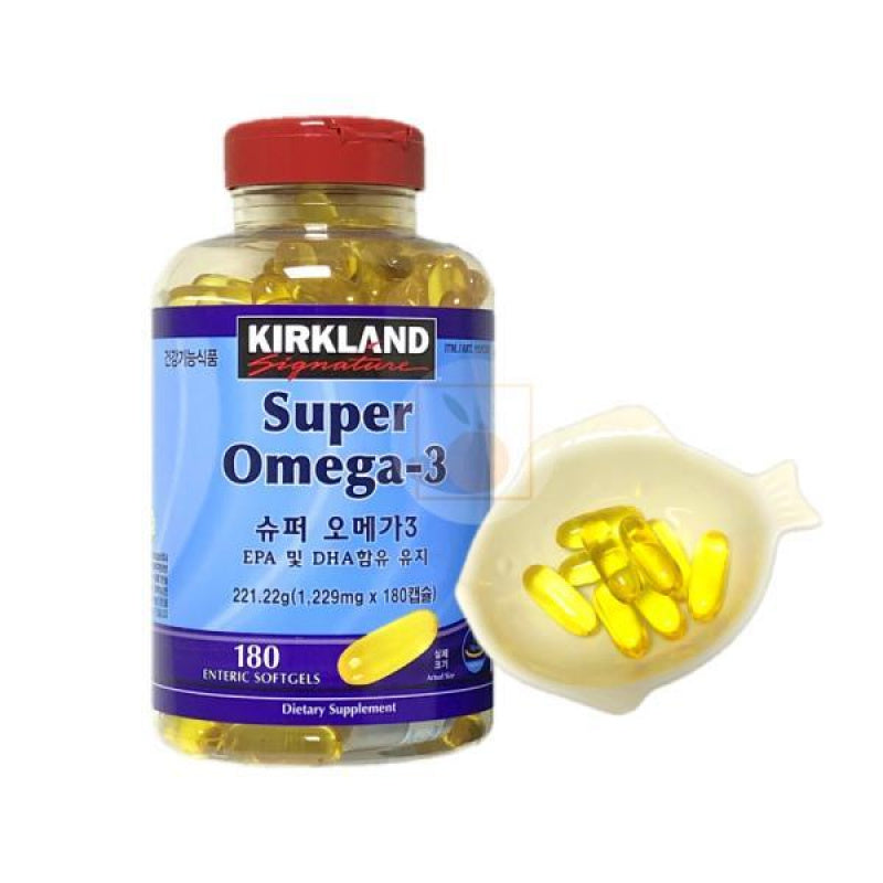 [KIRKLAND] Signature Super Omega 3 1229mg x 180 Soft gels