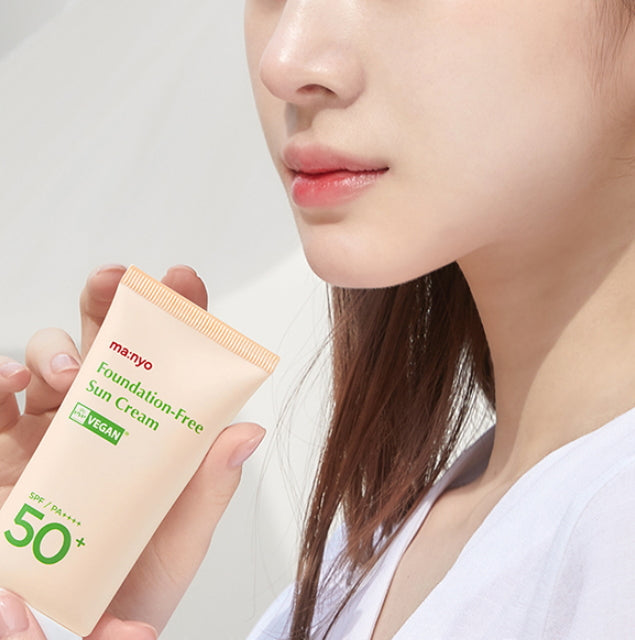 Ma：nyo Foundation-Free Sun Cream SPF50 PA++++ 10ml