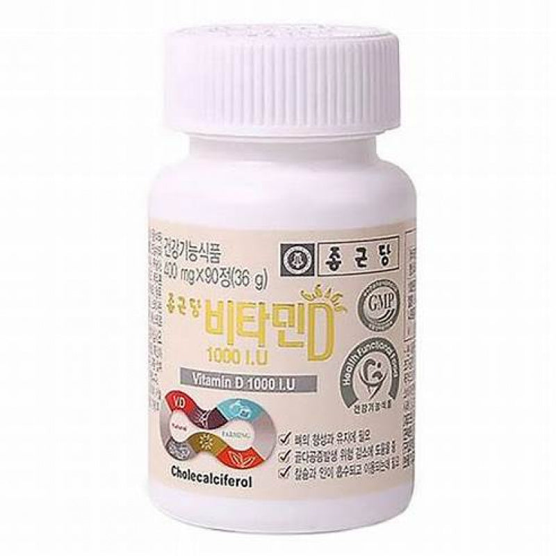 Chong Kun Dang vitamin D 1000IU 36g (400mg x 90tablets)