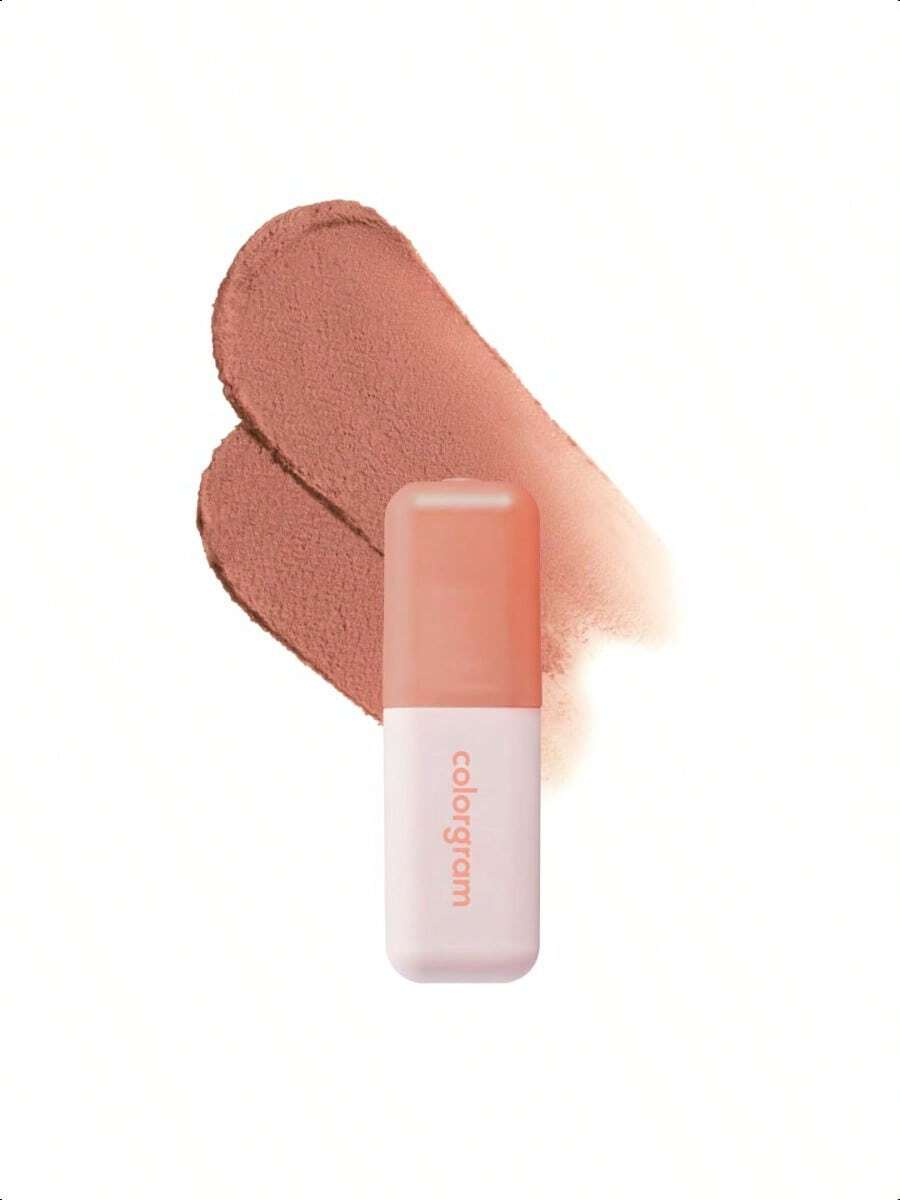 Colorgram NUDE BLUR TINT 06 LUCKY BERRY | Soft Velvet Matte Lip Stain & Cheek Tint | Lightweight Blurring Tint For A Smooth & Airbrushed Finish | 24H Hydration 7g