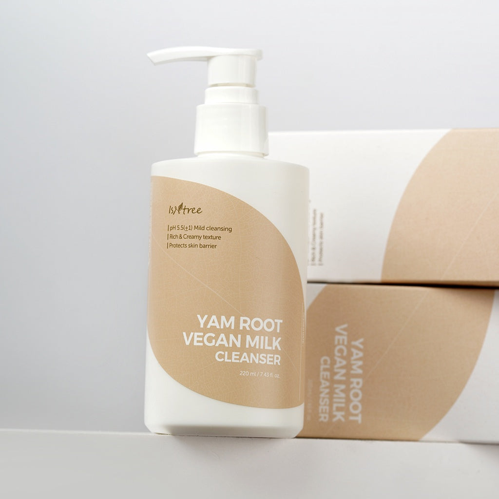 (ISNTREE) Yam Root Vegan Milk Cleanser 220ml +Refill 100ml