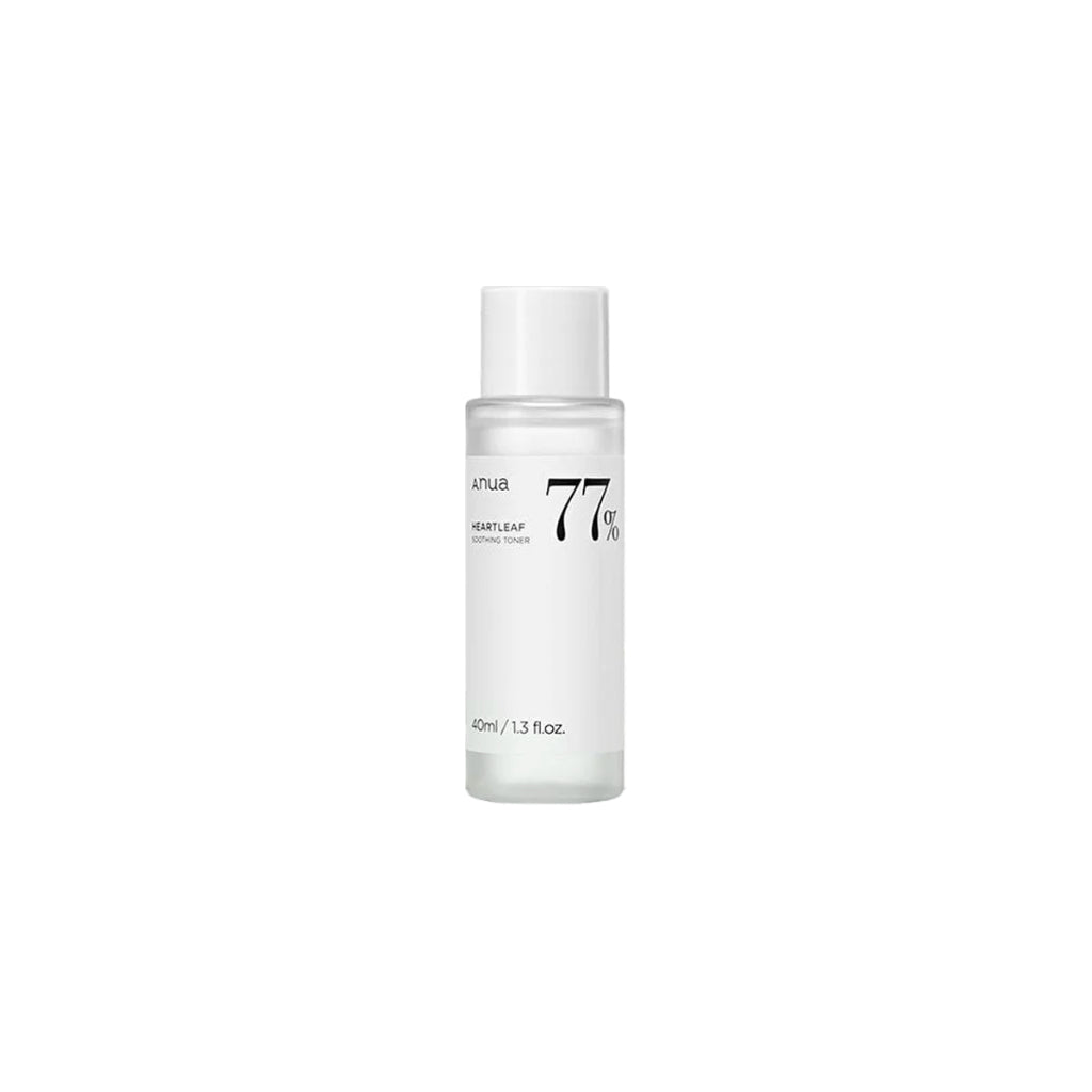 サンプル - ANUA /77% ハートリーフ スージング トナー 40ml/ハートリーフ スージング トライアル キット/クレンジング オイル 20ml/コットン パッド 60枚