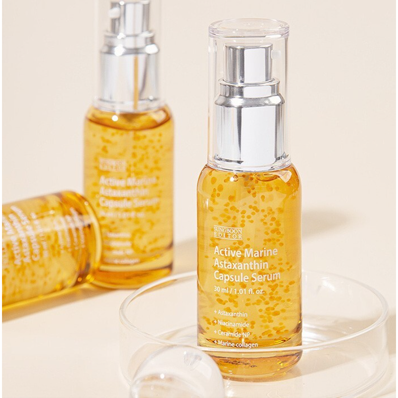 [SUNGBOON EDITOR] Active Marine Astaxanthin Capsule Serum 30ml