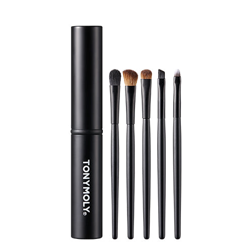 TONYMOLY Makeup Brush Set 5 Pieces Mixed Colors 1 set