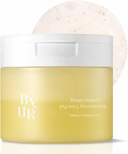 ByUR Toner Pad  Soothing Green  Vitagiving  Plump Honey  Moisturizing Spot Pack Patting High Moisturizing Pore Care Tea Tree  Directly