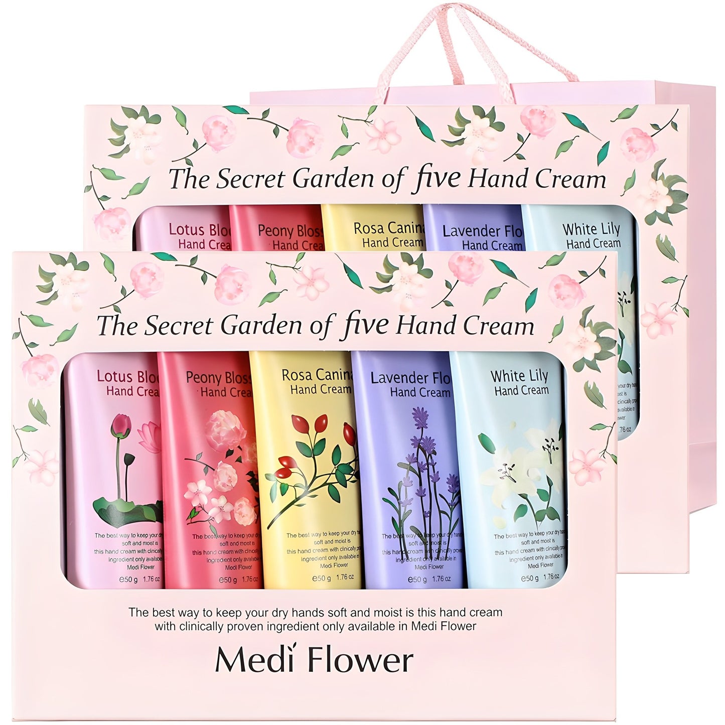 Medi Flower Secret Garden Hand Cream set (5ea)(Secret Graden)