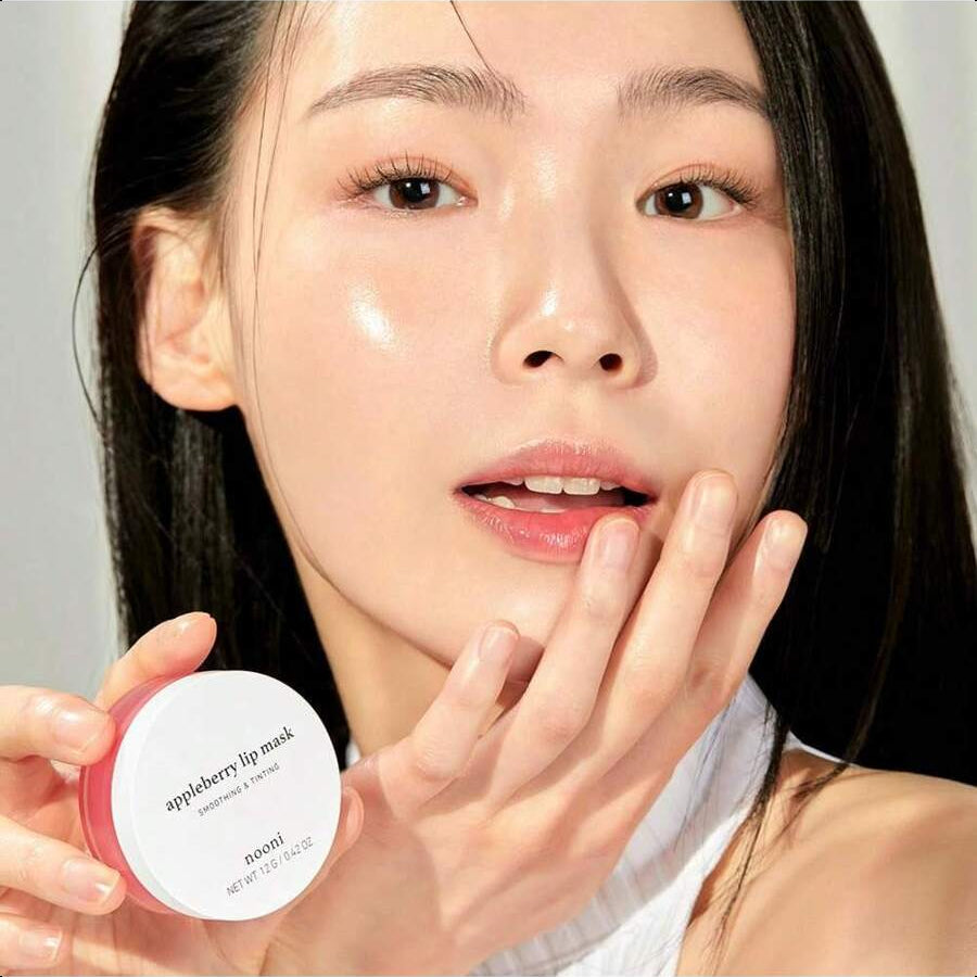Nooni Applebutter Lip Sleeping Mask 12g/0.42 Oz | Shea Butter, Vitamins, Nourishing Treatment For Dry Lips, Soothing, Overnight Moisturizer, Mother's Day