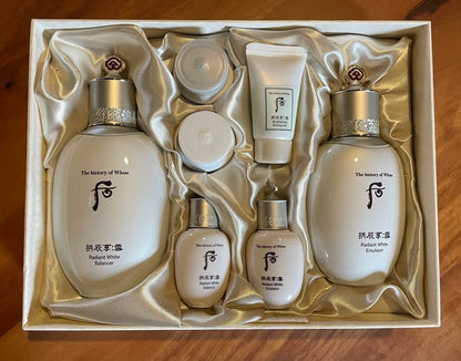 THE HISTORY OF WHOO Gongjinhyang Seol Radiant White 2pcs Special Set - New