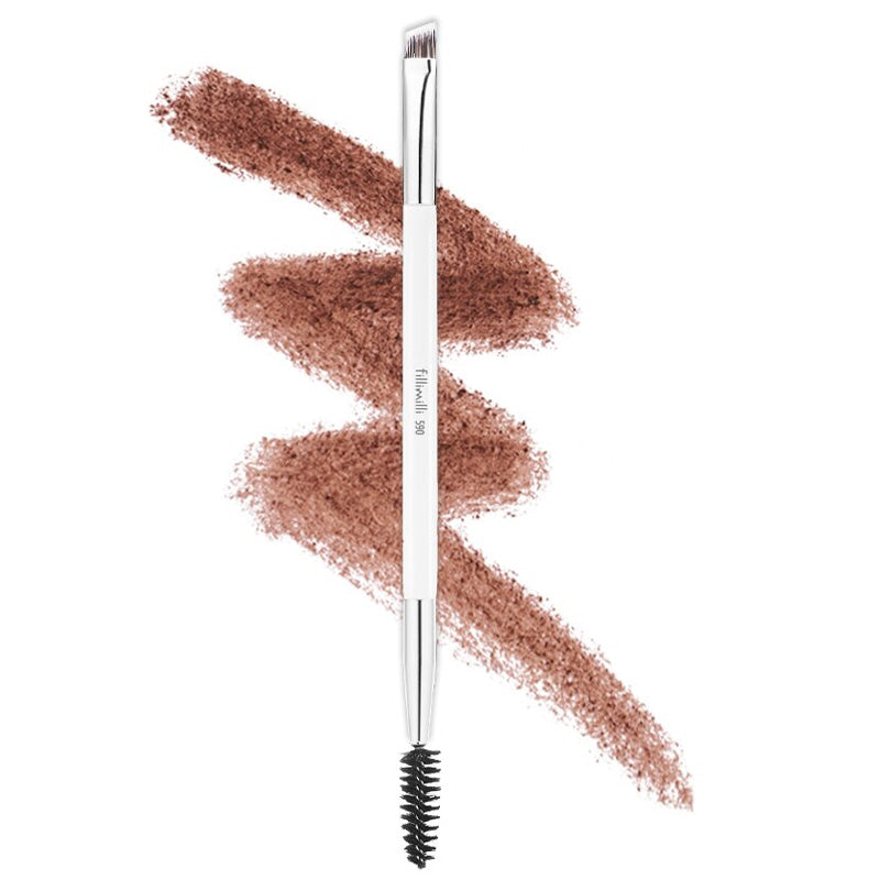 Fillimilli Dual Eyebrow Brush 590 -makeup skin care eye tool