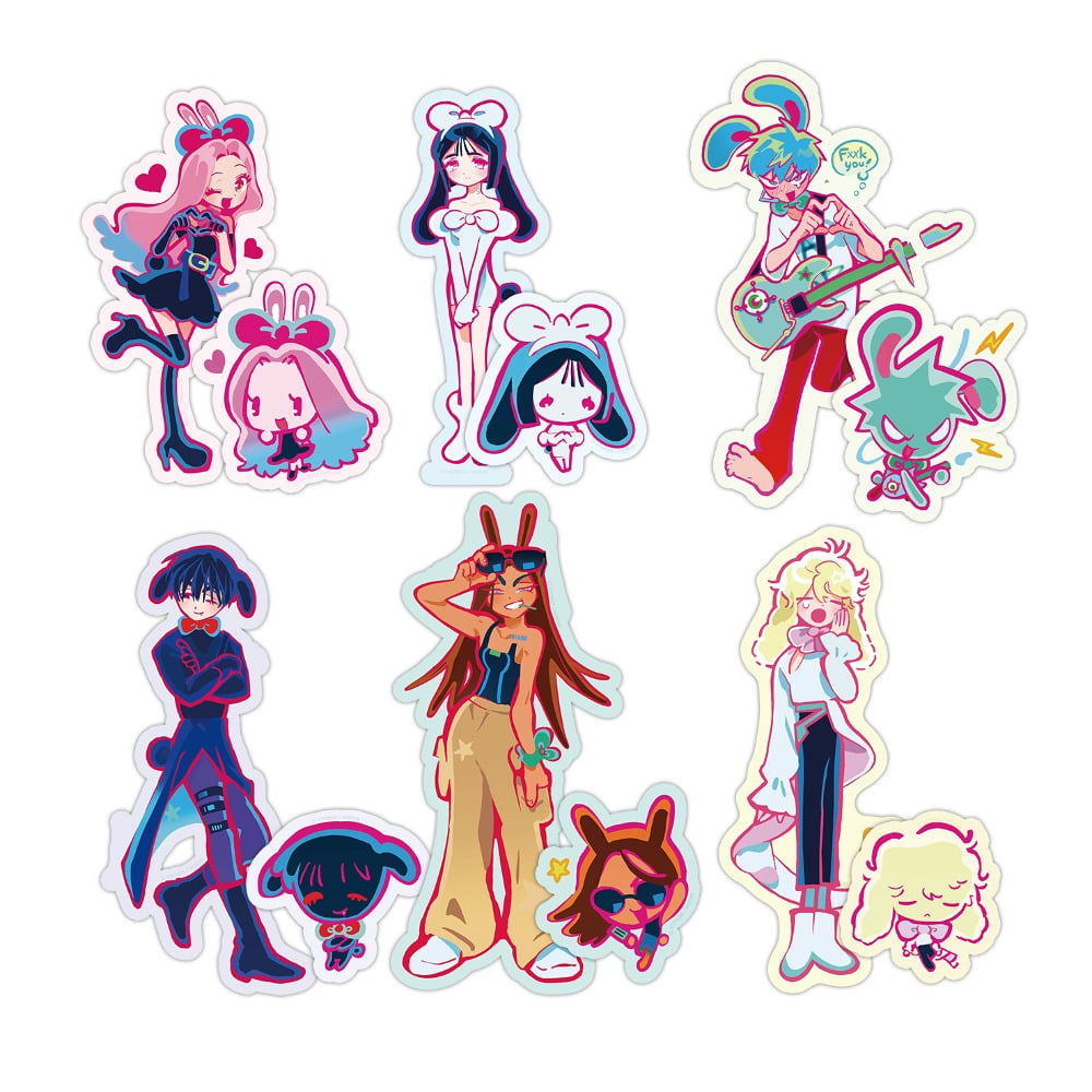 [Pre-order] ALIEN STAGE Rabbit Sticker Set