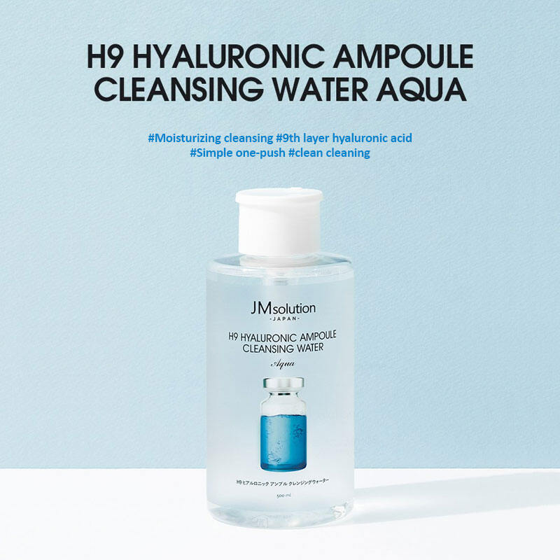 JM solution H9 hyaluronic ampoule cleansing water 500ML