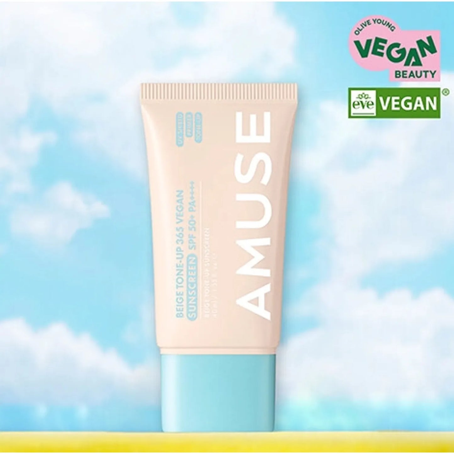 AMUSE Beige Tone-Up 365 Vegan Sunscreen 40mL
