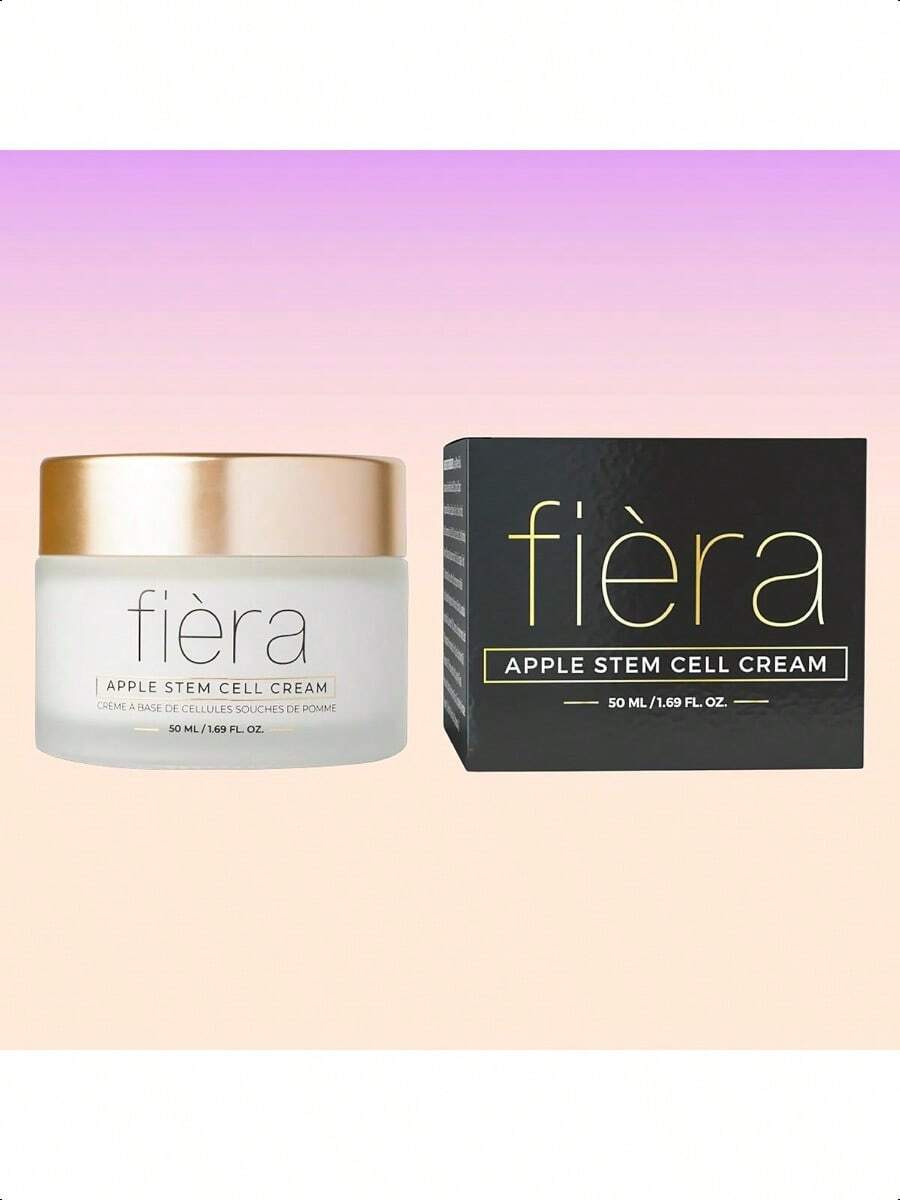 Fiera 24-Hour Rejuvenating Face Cream With Apple Stem Cells 50ml/1.69 Oz - Anti-Aging Moisturizer For Mature Skin, Day