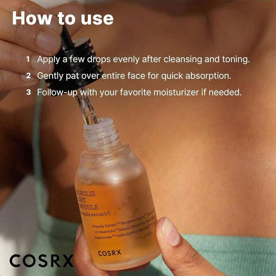 COSRX Propolis Ampoule, Glow Boosting Serum , 30ml/1.01oz