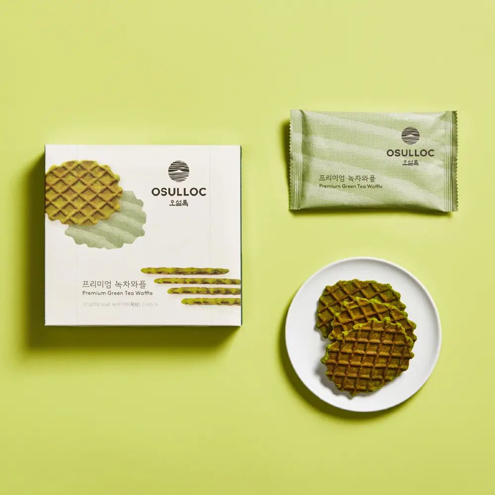 OSULLOC Premium Green Tea Waffle 72g