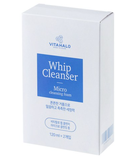 Vitahalo Micro Whip Cleanser 120ml 2pcs/Deep Cleaning