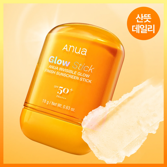 Anua Invisible Glow Finish Sunscreen Stick 18g Double Pack