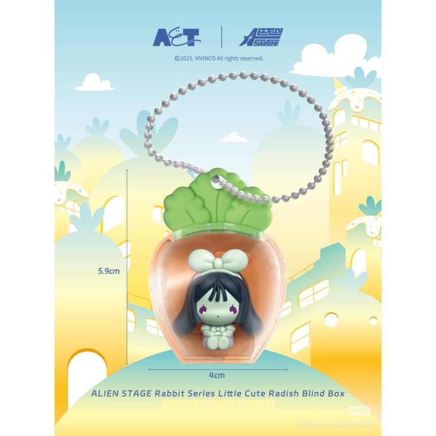 Alien Stage - Rabbit Series Little Cute Radish Blind Box - Alien Stage - Keychain - Harumio