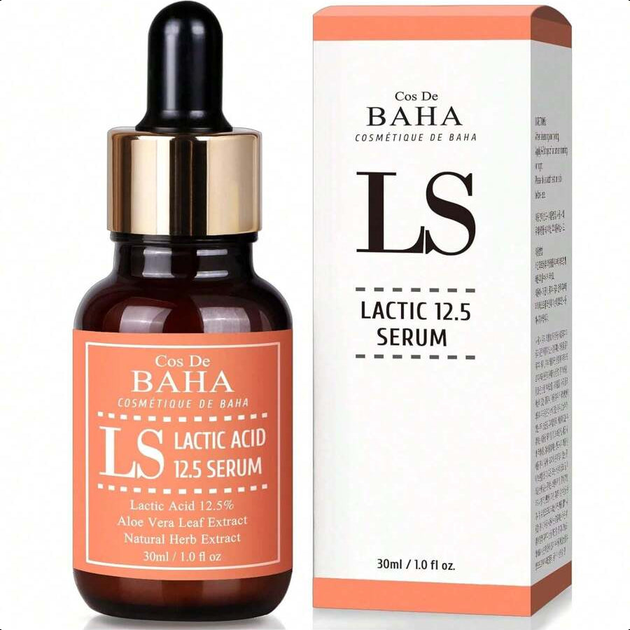 Cos De BAHA Lactic Acid 12.5% Hydrating Serum With Botanical Extracts 30ml