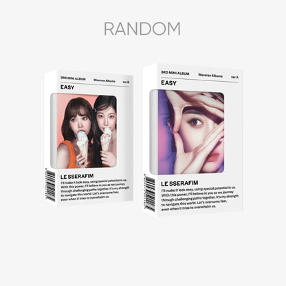 LE SSERAFIM 3rd Mini Album [EASY] (Weverse  Albums Ver.)