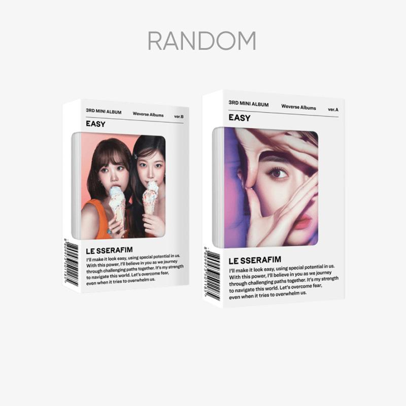 LE SSERAFIM 3rd Mini Album [EASY] (Weverse  Albums Ver.)