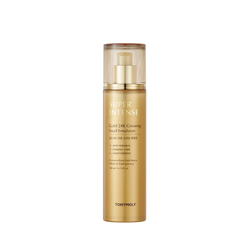 [TonyMoly] Super Intense Gold 24K Ginseng Snail Emulsion 140mL Facial Moisturizers