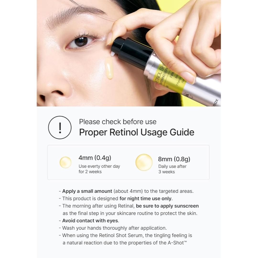 CELIMAX The Vita A Retinol Shot Tightening 2 Types / Serum 30ml, Booster 15ml