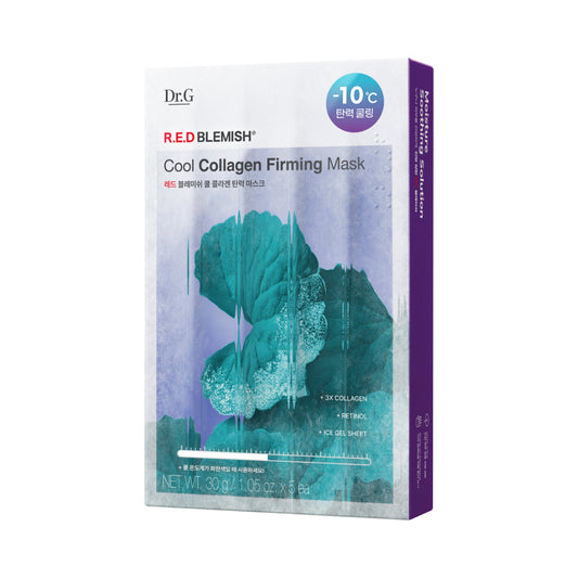 Dr.G - R.E.D Blemish Cool Collagen Firming Mask Set 30g*10sheets