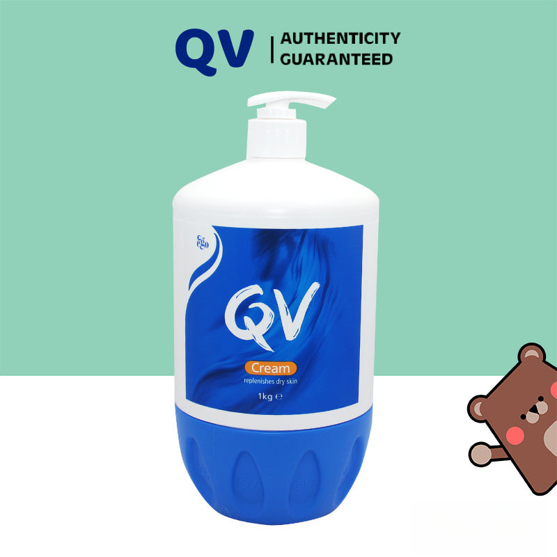 AUTHORIZED STORE QV Cream 1kg / 500g | Suitable for Dry and Sensitive Skin [Baebear.sg]