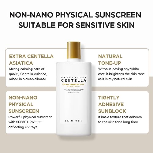 SKIN1004 Madagascar Centella Air-Fit Suncream Plus 50ml Renewal SKIN1004 Madagascar Centella Sunscreen SPF50+ PA++++