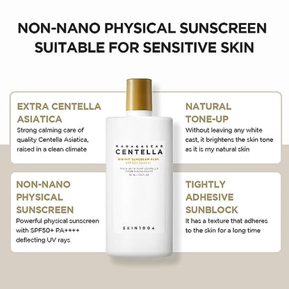 SKIN1004 Madagascar Centella Air-Fit Suncream Plus 50ml SPF50+ PA++++