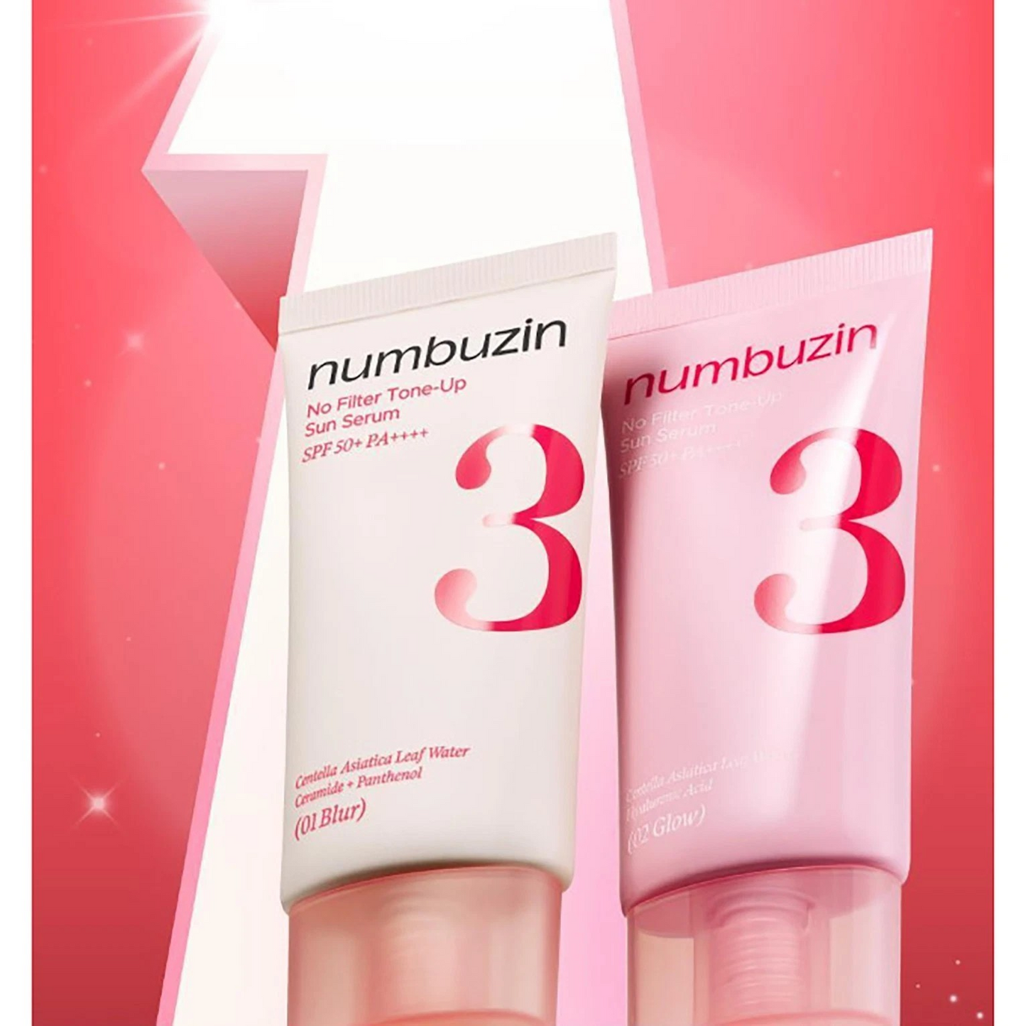 Numbuzin No.3 No Filter Tone Up Sun Serum SPF50+PA++++ 50ml