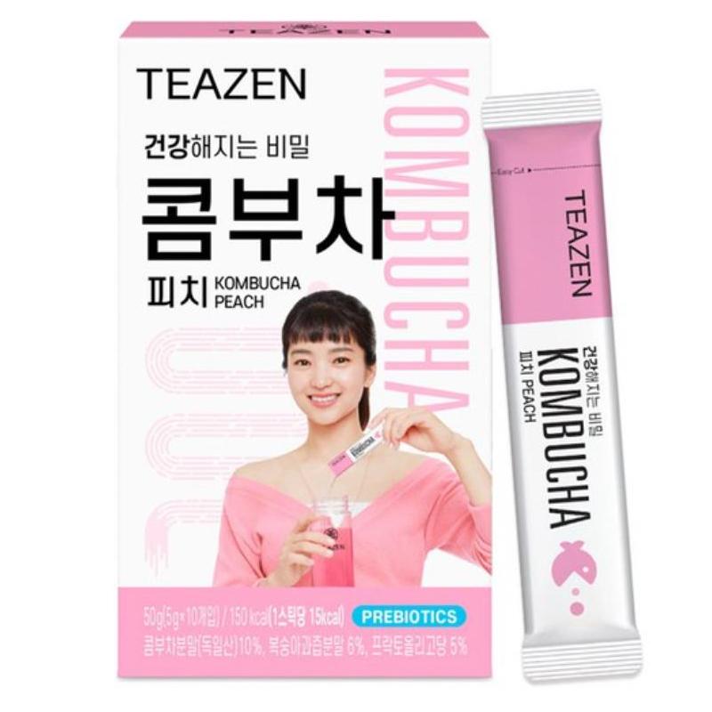 ティーゼン コンブチャ 韓国コンブチャパウダー - ベリー ピーチ レモン パイナップル シトロン