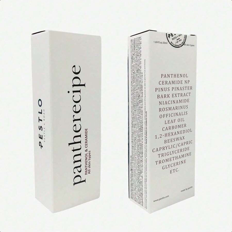 PESTLO Pantherecipe Cream 1.69 Fl.Oz./50ml - Hydrating & Soothing With Ceramide And Panthenol - Moisturizes, Strengthens Skin Barrier, EWG Green, Lightweight, Non-Greasy, For Day & Night