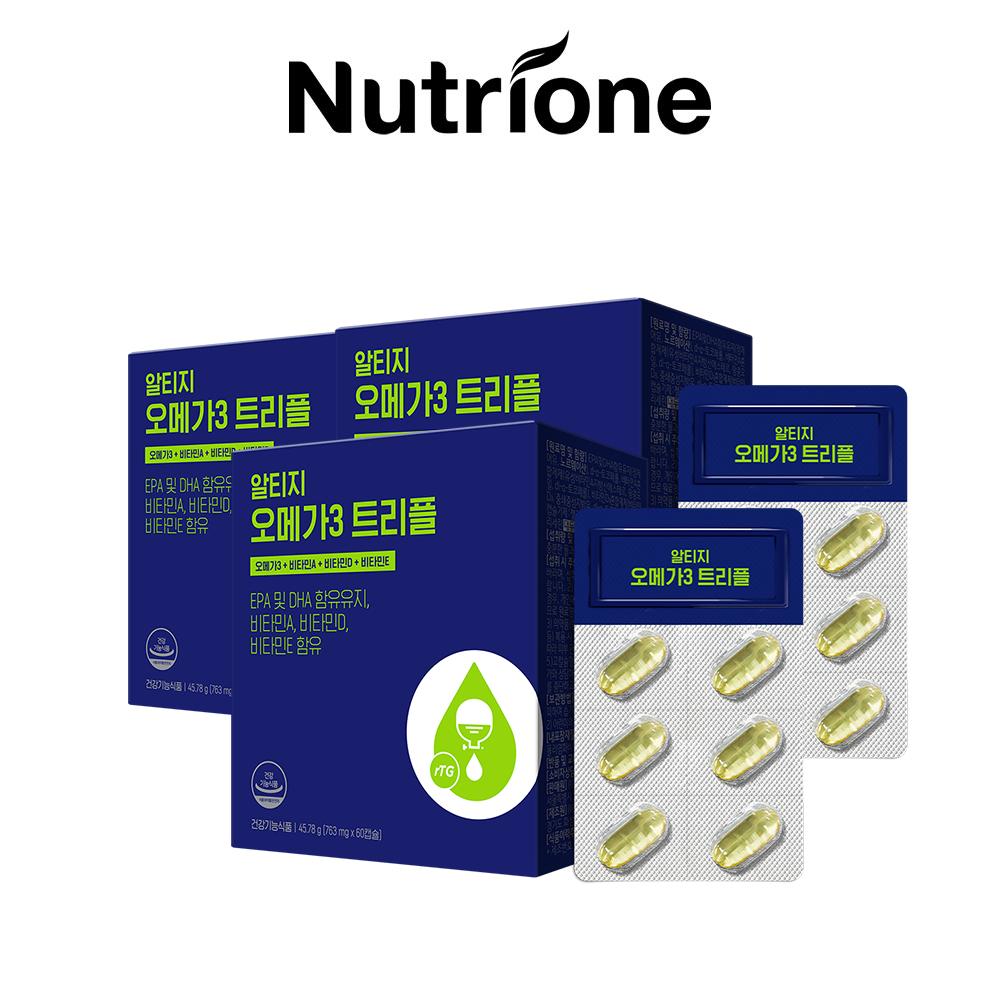 NUTRIONE RTG Omega3 Triple (1box/763mg X 60ea)