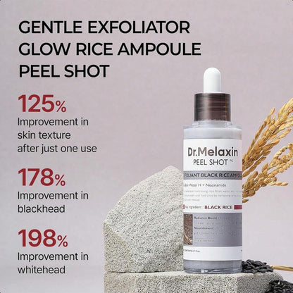 Dr.Melaxin Peel Shot Glow Black Rice Peeling Ampoule 80ml