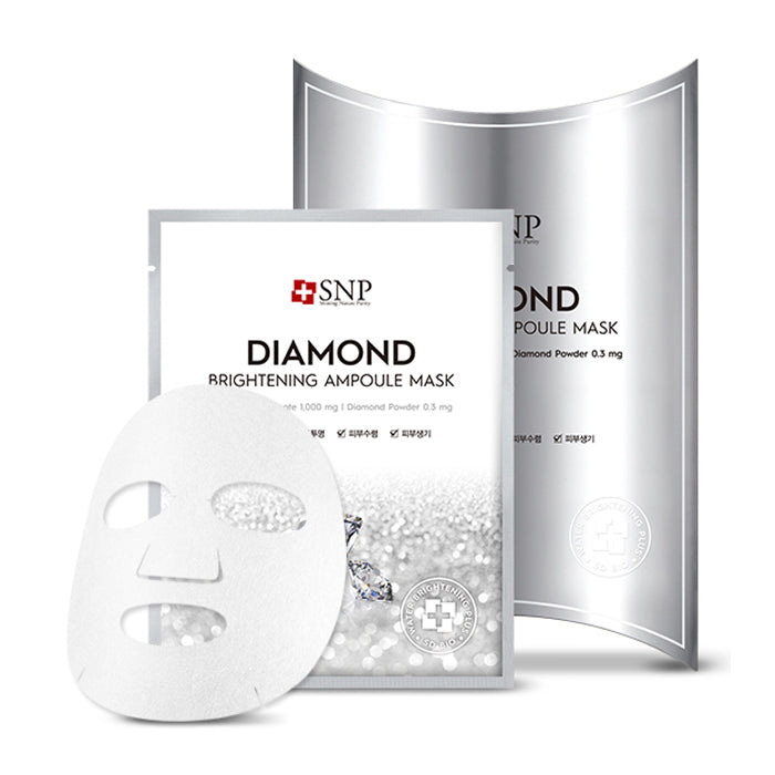 SNP Diamond Brightening Ampoule mask 10 pieces 1piece