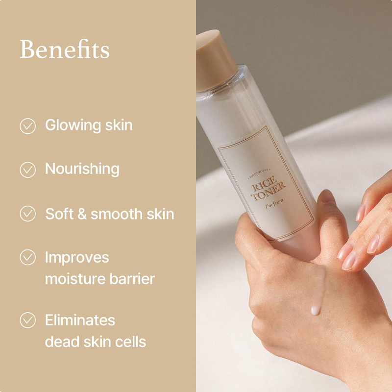 I'm from Rice Toner, Milky Toner for Glowing Skin150ml