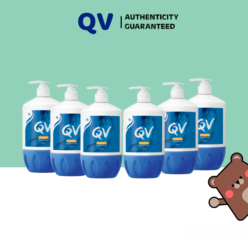 AUTHORIZED STORE QV Cream 1kg / 500g | Suitable for Dry and Sensitive Skin [Baebear.sg]