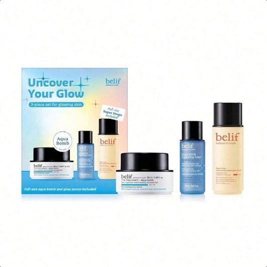 belif Uncover Your Glow Set