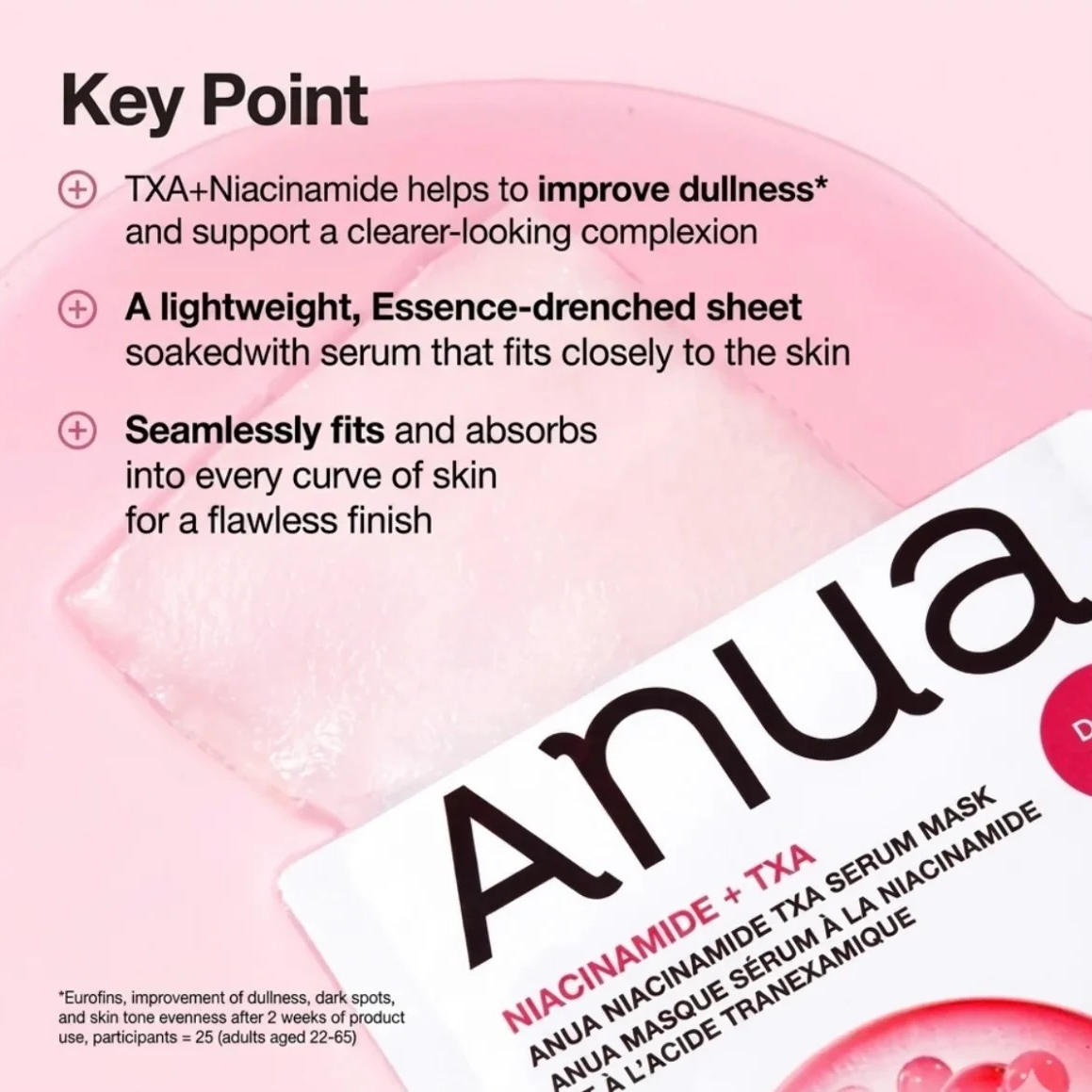 Anua - Niacinamide TXA Serum Mask 28ml*6ea