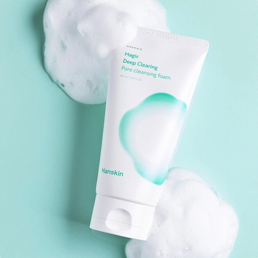 Hanskin Magic Deep Clearing Pore Cleansing Foam Facial Cleanser for Blackheads