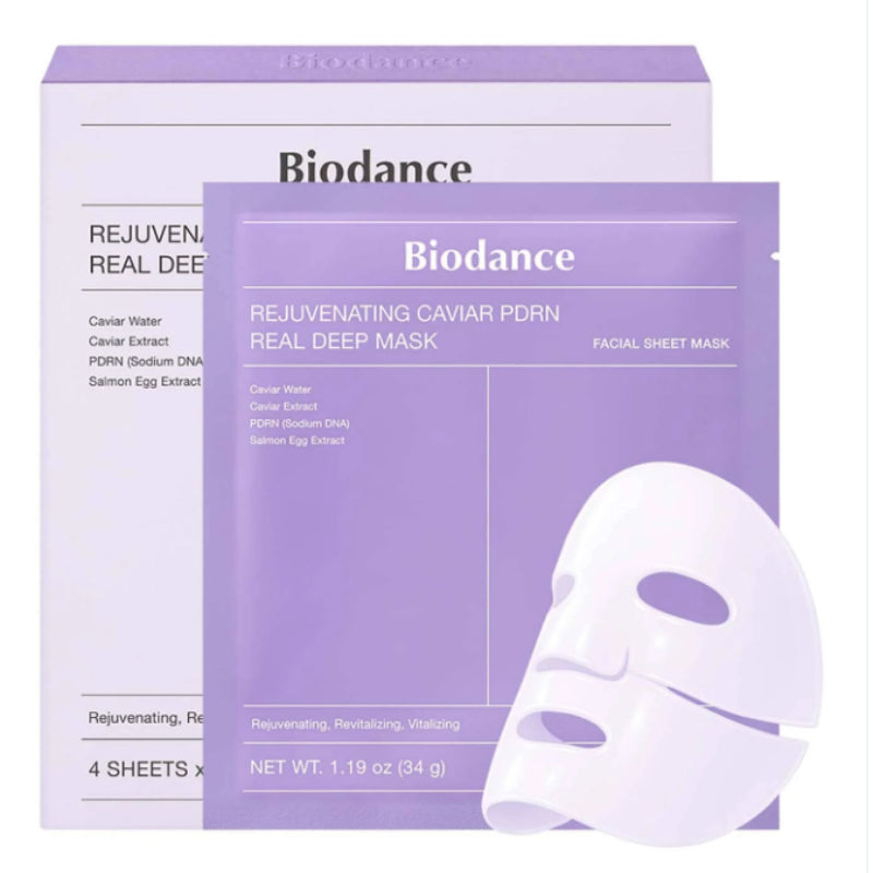 Biodance Bio Rejuvenating Caviar PDRN Real Deep Mask 4ea
